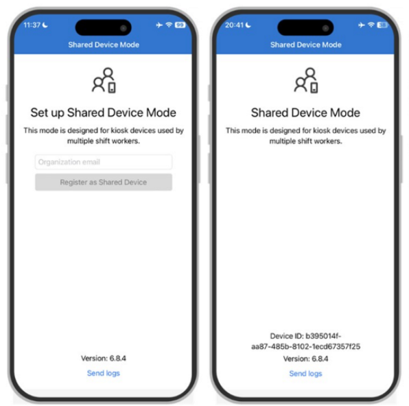 Shared Device Mode iOS